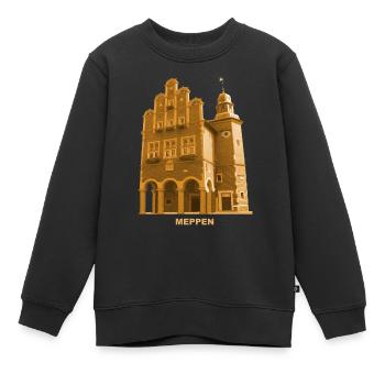 Mairie de Meppen Emsland Ems Basse-Saxe - Sweat Premium enfant bio - noir - Devant - AI Model Kid Female (0cm)