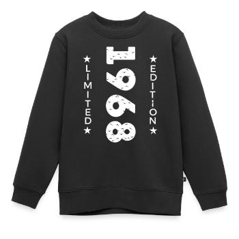 1968 LIMITED EDITION - Sweat Premium enfant bio - noir - Devant - AI Model Kid Female (0cm)