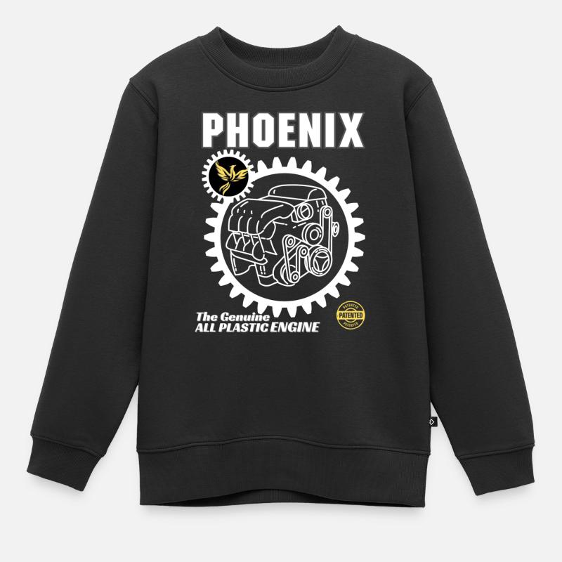 Moteur PHOENIX - Sweat Premium enfant bio - noir