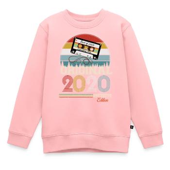 Stylish Retro Gift: 2020 Vintage - Kids Premium Organic Sweatshirt - rose - Front - AI Model Kid Female (0cm)