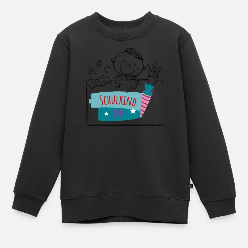 Schuhlkind2024 - Kinder Premium Organic Sweatshirt - Schwarz