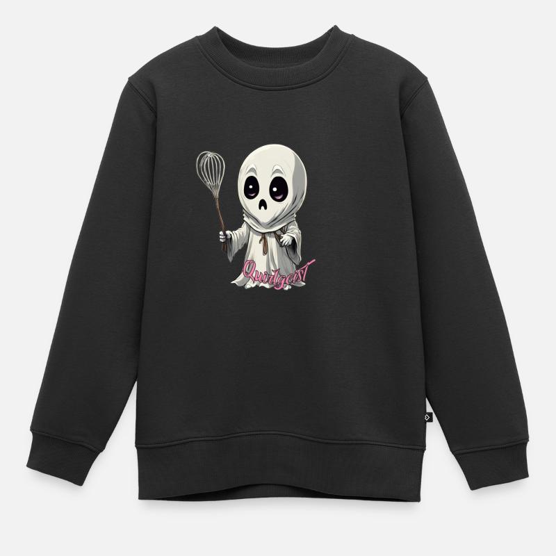 Quirlgeist - Kinder Premium Organic Sweatshirt - Schwarz