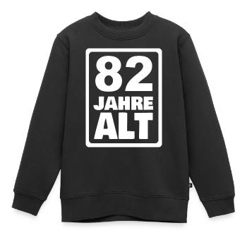 Alt 82 - Kinder Premium Organic Sweatshirt - Schwarz - Vorne - AI Model Kid Female (0cm)