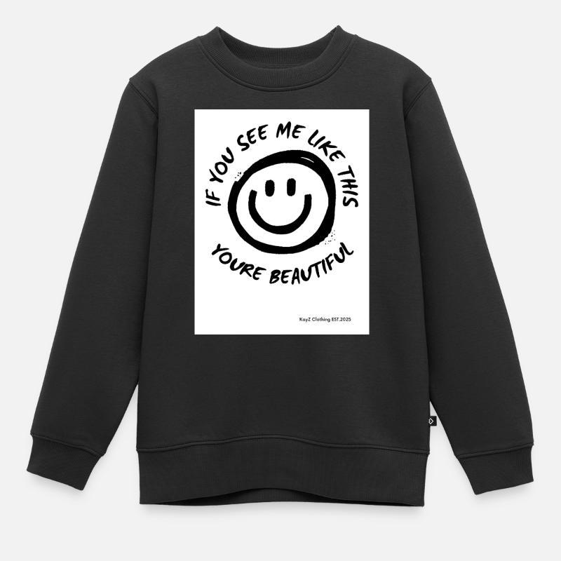 Vous êtes belle - Sweat Premium enfant bio - noir