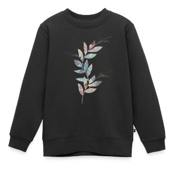 Kollorische Pflanze - Kinder Premium Organic Sweatshirt - Schwarz - Vorne - AI Model Kid Female (0cm)