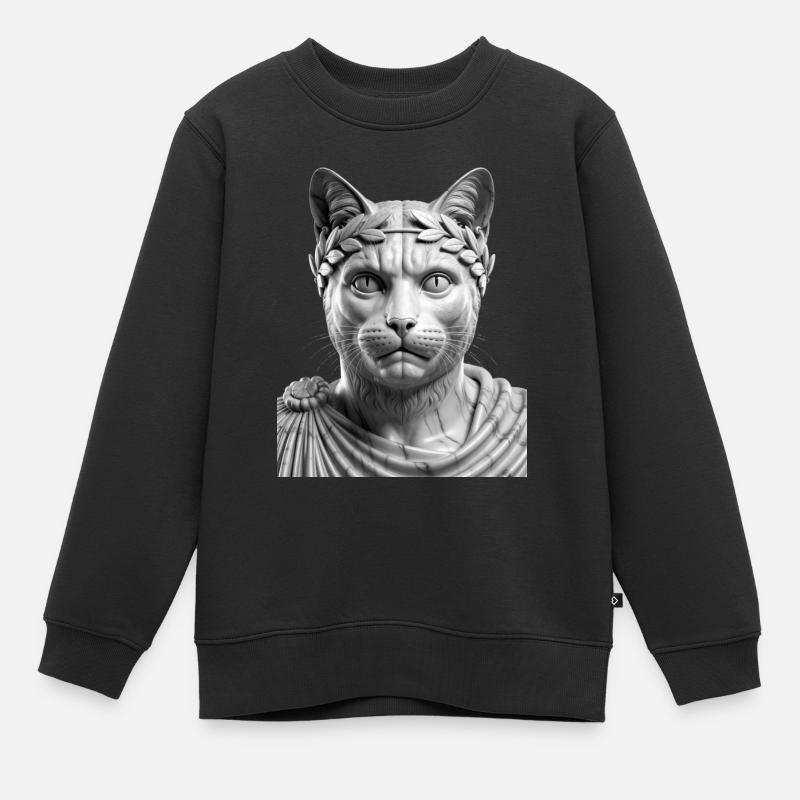 Le stoïcien - Sweat Premium enfant bio - noir