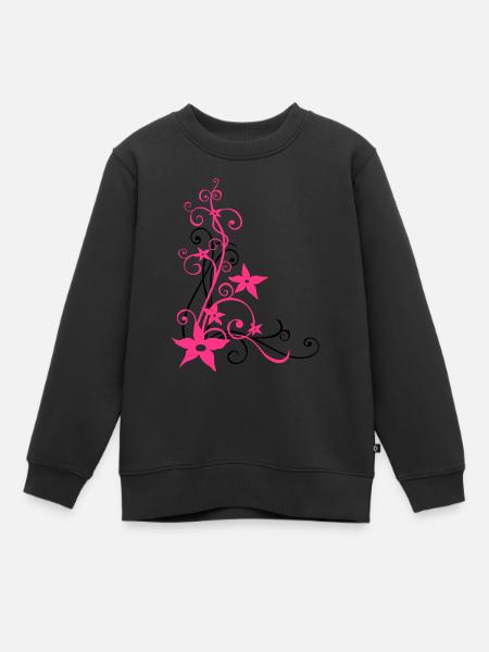 Vrille - Sweat Premium enfant bio - noir