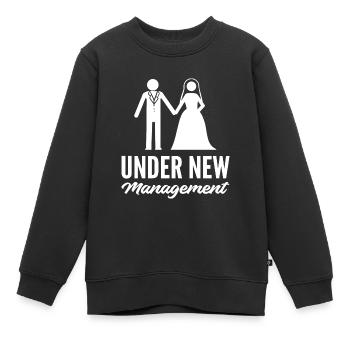 Unter neuer Leitung Joker Gift - Kinder Premium Organic Sweatshirt - Schwarz - Vorne - AI Model Kid Female (0cm)