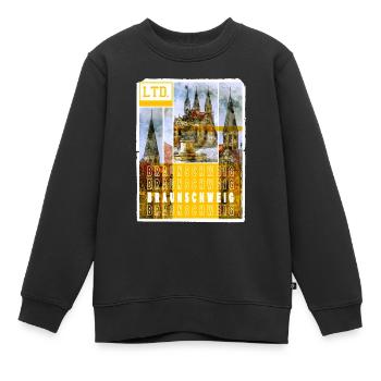 Braunschweig Allemagne City Skyline Accueil - Sweat Premium enfant bio - noir - Devant - AI Model Kid Female (0cm)