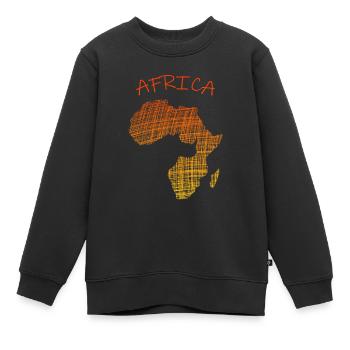 Afrika Madagaskar Africa Afrika - Kinder Premium Organic Sweatshirt - Schwarz - Vorne - AI Model Kid Female (0cm)