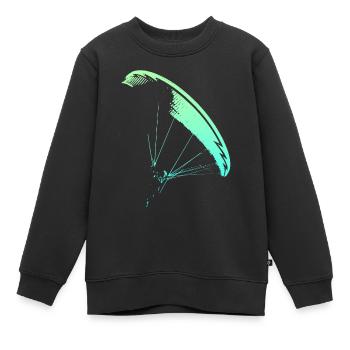 Parapente Nova CP - Sweat Premium enfant bio - noir - Devant - AI Model Kid Female (0cm)