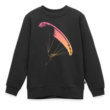 Parapente Nova CP - Sweat Premium enfant bio - noir - Devant - AI Model Kid Female (0cm)