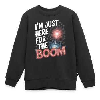 Pyrotechniker Feuerwerk Pyrotechnik - Kinder Premium Organic Sweatshirt - Schwarz - Vorne - AI Model Kid Female (0cm)