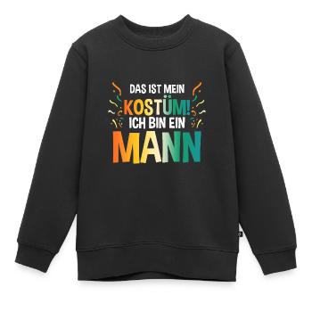 Carnaval de Jecken Carnaval - Sweat Premium enfant bio - noir - Devant - AI Model Kid Female (0cm)