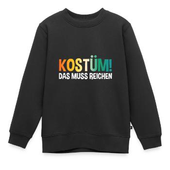 Carnaval de Jecken Carnaval - Sweat Premium enfant bio - noir - Devant - AI Model Kid Female (0cm)