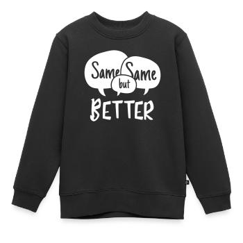 Same Same but Better - Kinder Premium Organic Sweatshirt - Schwarz - Vorne - AI Model Kid Female (0cm)