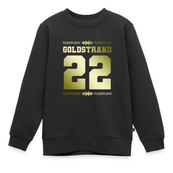 Sables d’Or 22 - Sweat Premium enfant bio - noir - Devant - AI Model Kid Female (0cm)