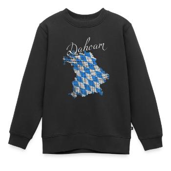 Dahoam in Bayern - Kinder Premium Organic Sweatshirt - Schwarz - Vorne - AI Model Kid Female (0cm)