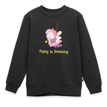 fee in ausbildung junge auszubildende azubi büro - Kinder Premium Organic Sweatshirt - Schwarz - Vorne - AI Model Kid Female (0cm)