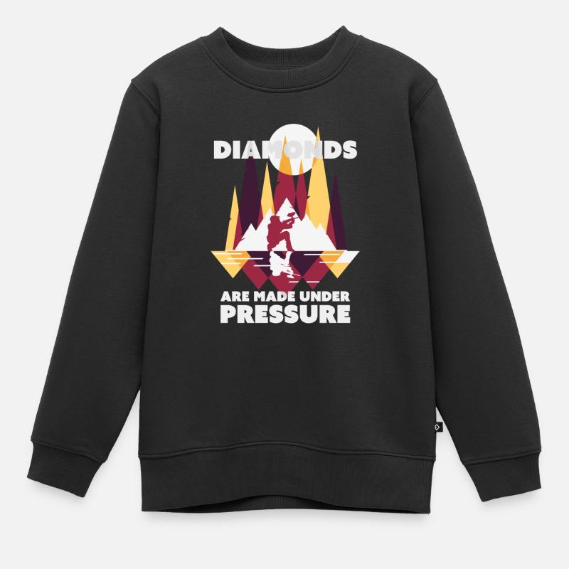 Diamants de paintball - Sweat Premium enfant bio - noir