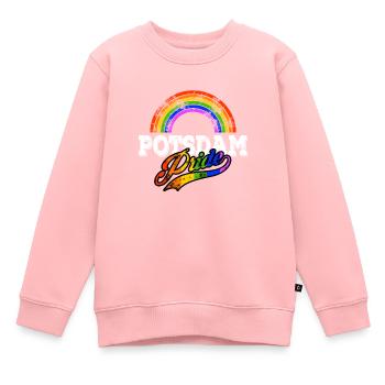 Fierté Potsdam - Sweat Premium enfant bio - rose - Devant - AI Model Kid Female (0cm)