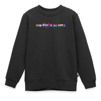 Stolz, wir kämpfen als Einheit - Kinder Premium Organic Sweatshirt - Schwarz - Vorne - AI Model Kid Female (0cm)