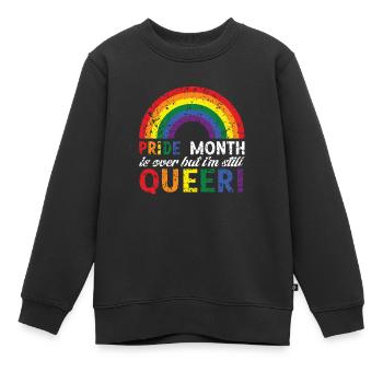 Mois de la fierté - Sweat Premium enfant bio - noir - Devant - AI Model Kid Female (0cm)