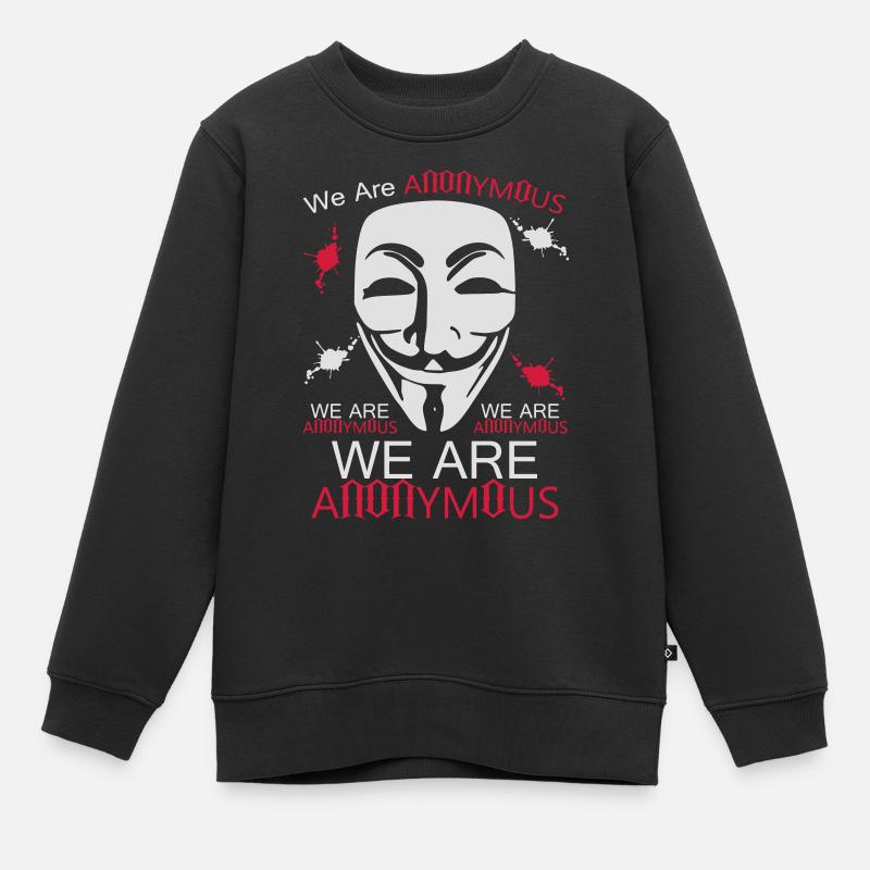 anonymous - Sweat Premium enfant bio - noir