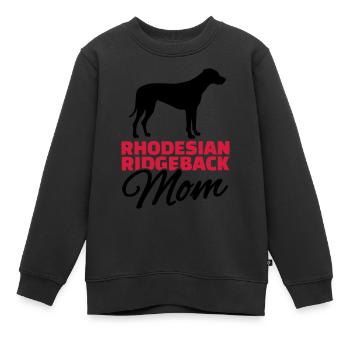 Rhodesian Ridgeback - Kinder Premium Organic Sweatshirt - Schwarz - Vorne - AI Model Kid Female (0cm)