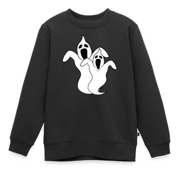 Familie Geist Design - Kinder Premium Organic Sweatshirt - Schwarz - Vorne - AI Model Kid Female (0cm)