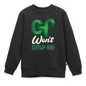 Le CP ne m’arrêtera pas la sensibilisation à la paralysie cérébrale - Sweat Premium enfant bio - noir - Devant - AI Model Kid Female (0cm)