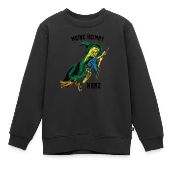 Brockenhexe Harz - Kinder Premium Organic Sweatshirt - Schwarz - Vorne - AI Model Kid Female (0cm)
