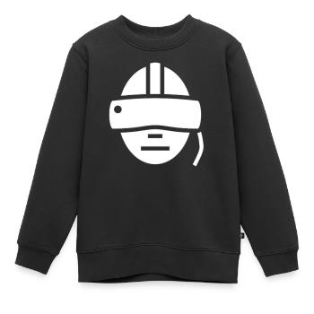 Vr-Headset Hacking Hacker Hacker Cyber virtuell - Kinder Premium Organic Sweatshirt - Schwarz - Vorne - AI Model Kid Female (0cm)