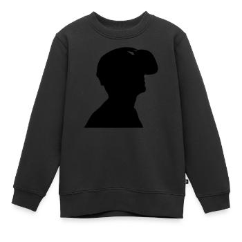 VR Brille virtual reality Gamer Mann Gaming Vektor - Kinder Premium Organic Sweatshirt - Schwarz - Vorne - AI Model Kid Female (0cm)