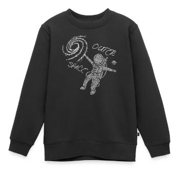 Raumfahrer Astronaut Outer Space - Kinder Premium Organic Sweatshirt - Schwarz - Vorne - AI Model Kid Female (0cm)