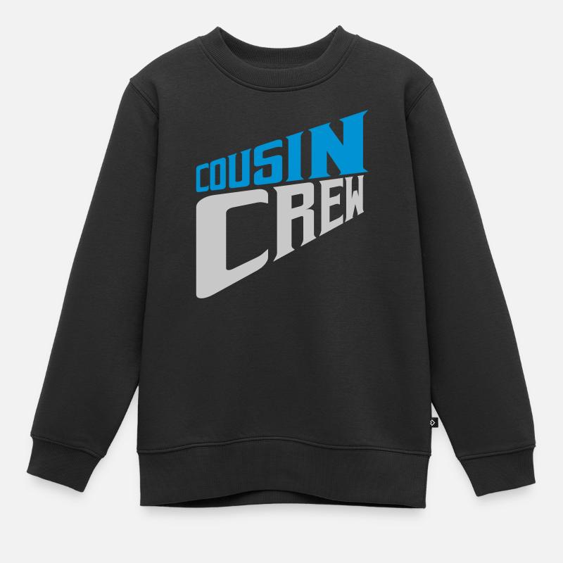Logo de l’équipe Cousin Crew - Sweat Premium enfant bio - noir