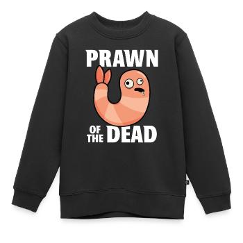 Garnelen der Toten - Kinder Premium Organic Sweatshirt - Schwarz - Vorne - AI Model Kid Female (0cm)