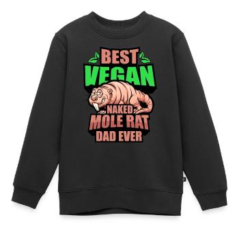 Chiot de sable - Sweat Premium enfant bio - noir - Devant - AI Model Kid Female (0cm)