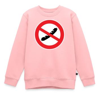 Saucisse interdite - Sweat Premium enfant bio - rose - Devant - AI Model Kid Female (0cm)