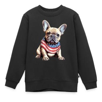 Toto US - Sweat Premium enfant bio - noir - Devant - AI Model Kid Female (0cm)