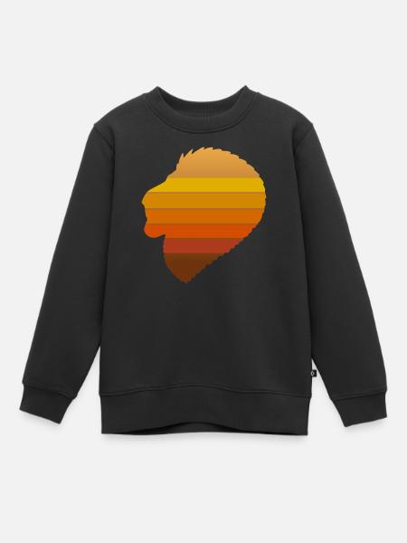 Fond profil N°3 - Sweat Premium enfant bio - noir