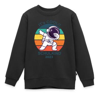 Schulkind 2023 - It's cool! - Kinder Premium Organic Sweatshirt - Schwarz - Vorne - AI Model Kid Female (0cm)