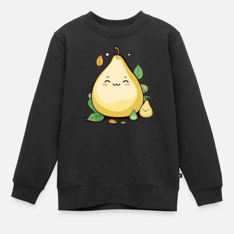 Trio Pearfect - Sweat Premium enfant bio - noir