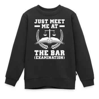 Anwalt - Kinder Premium Organic Sweatshirt - Schwarz - Vorne - AI Model Kid Female (0cm)
