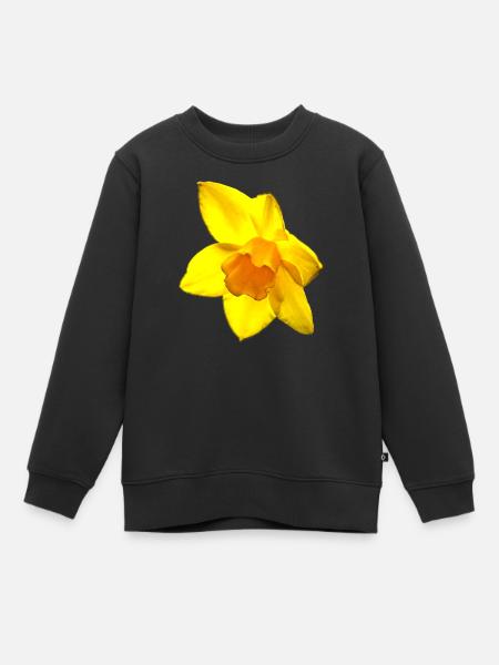 Flower, A731126 - Kids Premium Organic Sweatshirt - black