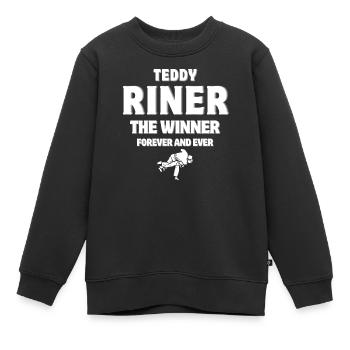 judo, fan de judo, club de judo - Sweat Premium enfant bio - noir - Devant - AI Model Kid Female (0cm)