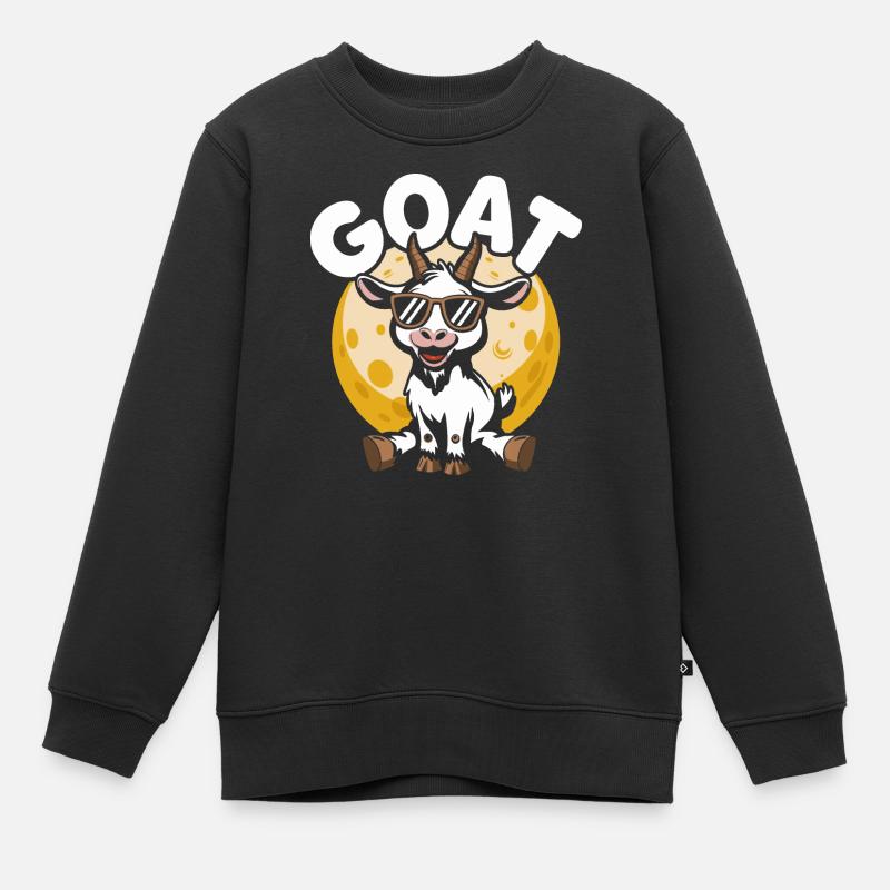 Je suis le GOAT - Sweat Premium enfant bio - noir