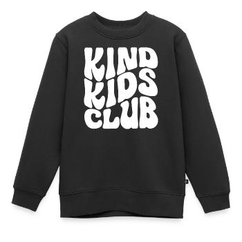 Freundlicher Kinderclub - Kinder Premium Organic Sweatshirt - Schwarz - Vorne - AI Model Kid Female (0cm)