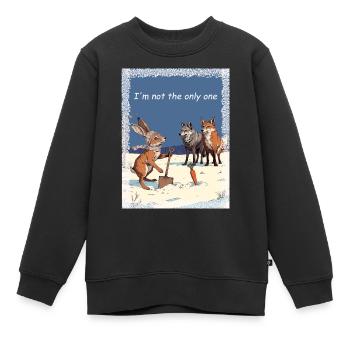 L’épreuve du destin - Sweat Premium enfant bio - noir - Devant - AI Model Kid Female (0cm)