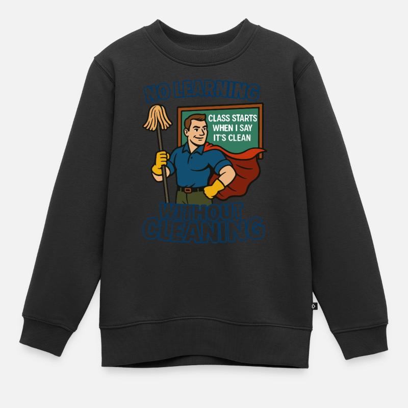 Apprendre sans propreté – super-héros - Sweat Premium enfant bio - noir